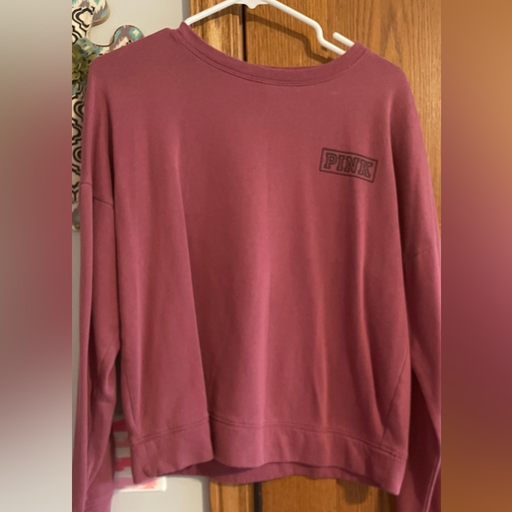 Pink crew neck